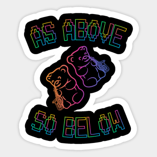 As Above, So Below Sticker